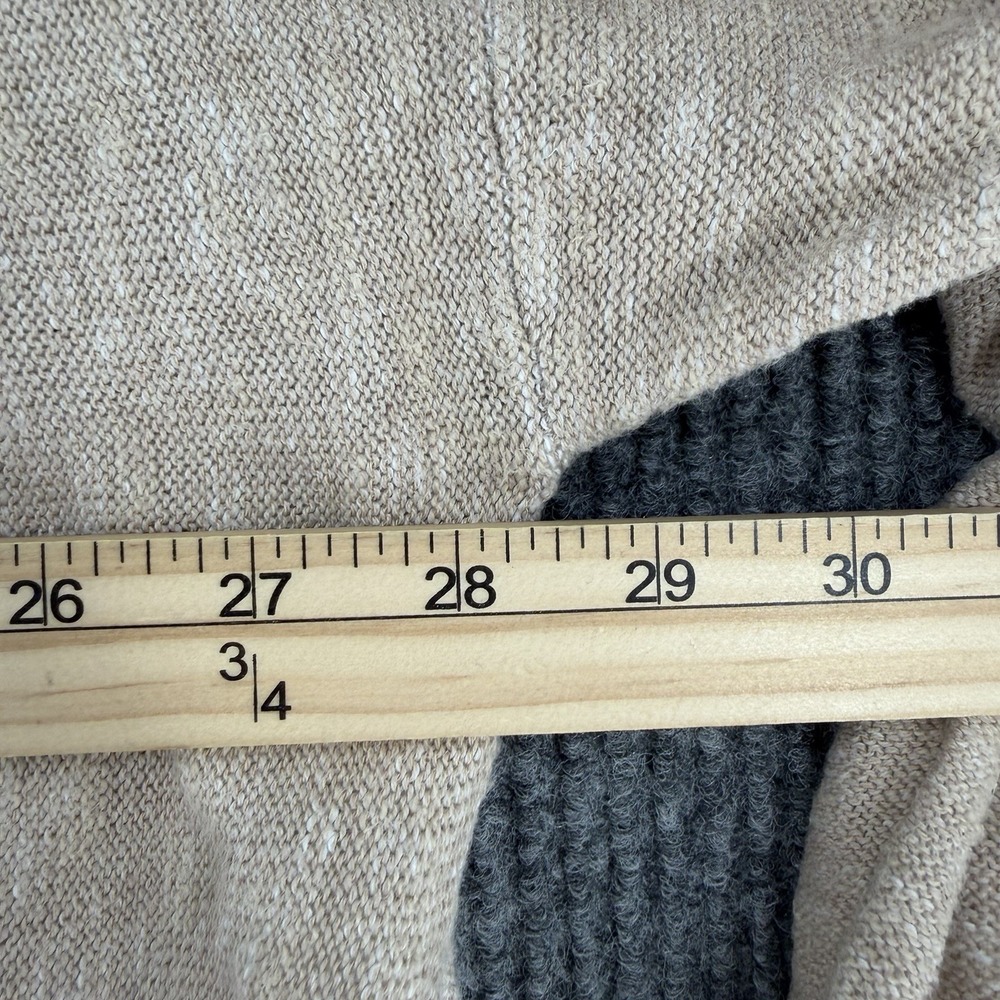 Eileen Fisher organic linen cotton boxy sweater XL lagenlook luxury minimalist - Picture 7 of 10